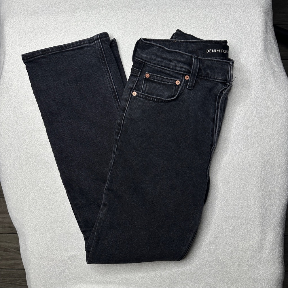 Denim Forum Arlo High Rise Straight 28L - Picture 6 of 11